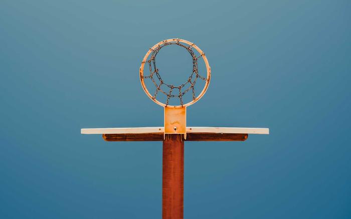 Basketball hoop.
